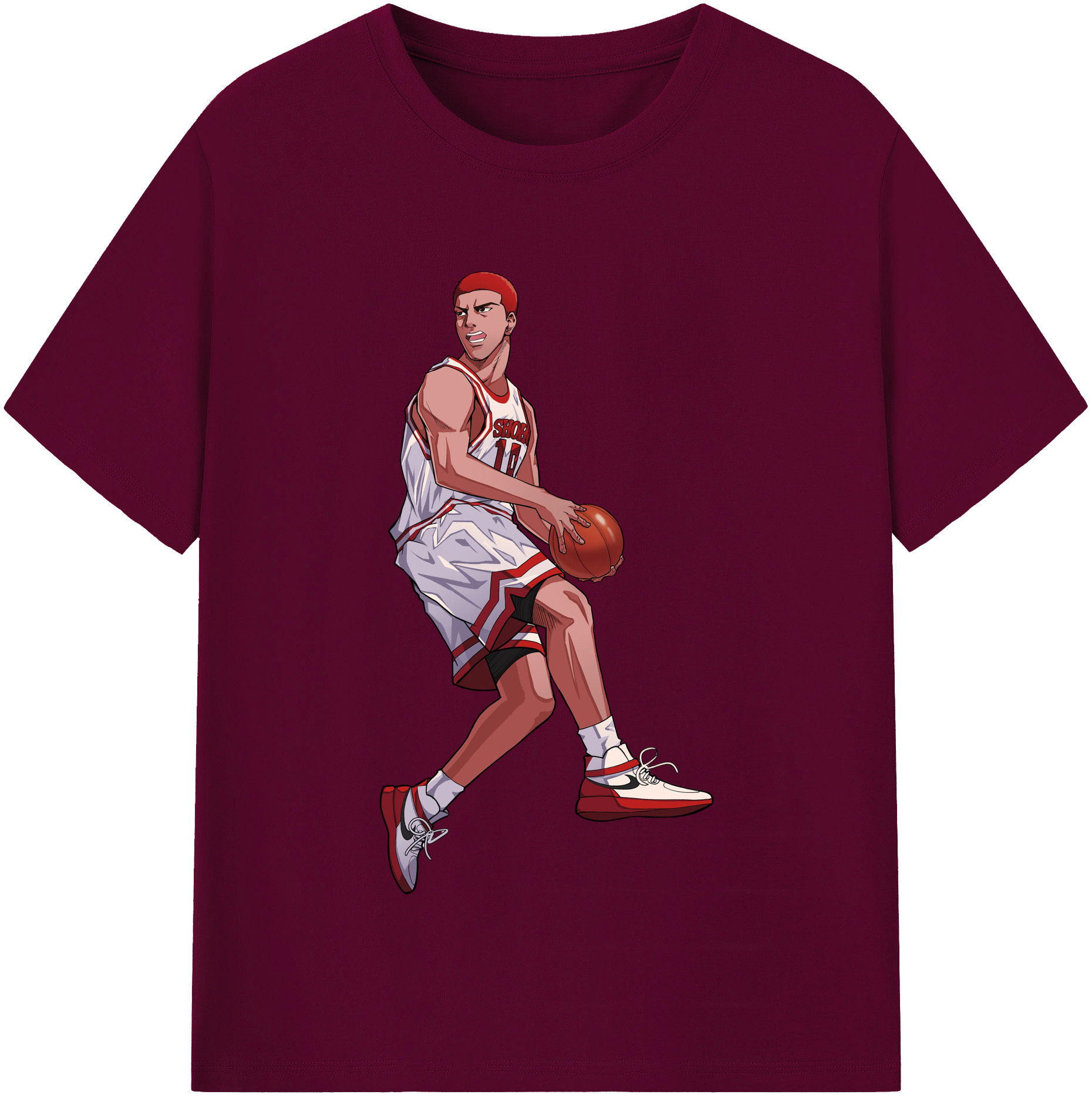 （画像用） SLAM DUNK／スラムダンク レディースカジュアルプリントTシャツ（綿100％）